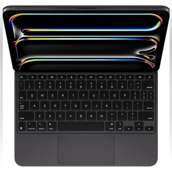 Apple - Smart Keyboard Folio 11” iPad Pro (4th Gen) iPad Air (5th Gen) - Black - Picture 6 of 15